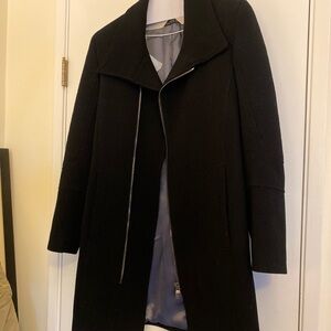 Zara Man Classic Black PeaCoat